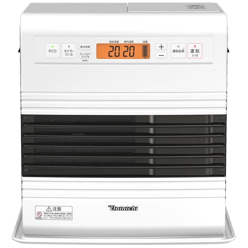 ダイニチ Dainichi 石油ファンヒーター 木造10畳まで コンクリート13畳まで GRタイプ スノーホワイト FW-3724GR-W 1