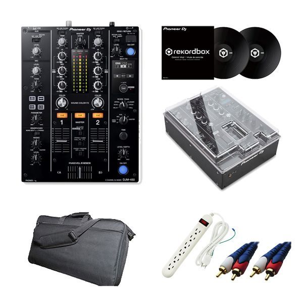Pioneer DJ(パイオニア) / DJM-450 デッキセーバー、収納ケース、コントロールバイナル2枚 セット - メルカリ