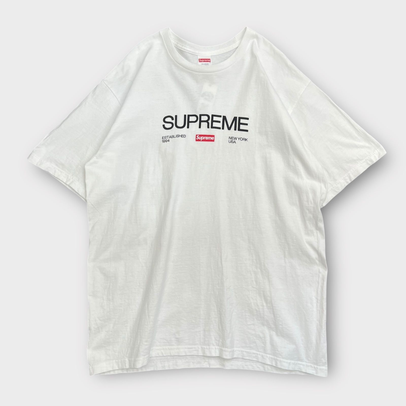 Supreme 21fw Est.1994 Tee シュプリーム Est. 1994 Tシャツ ホワイト 