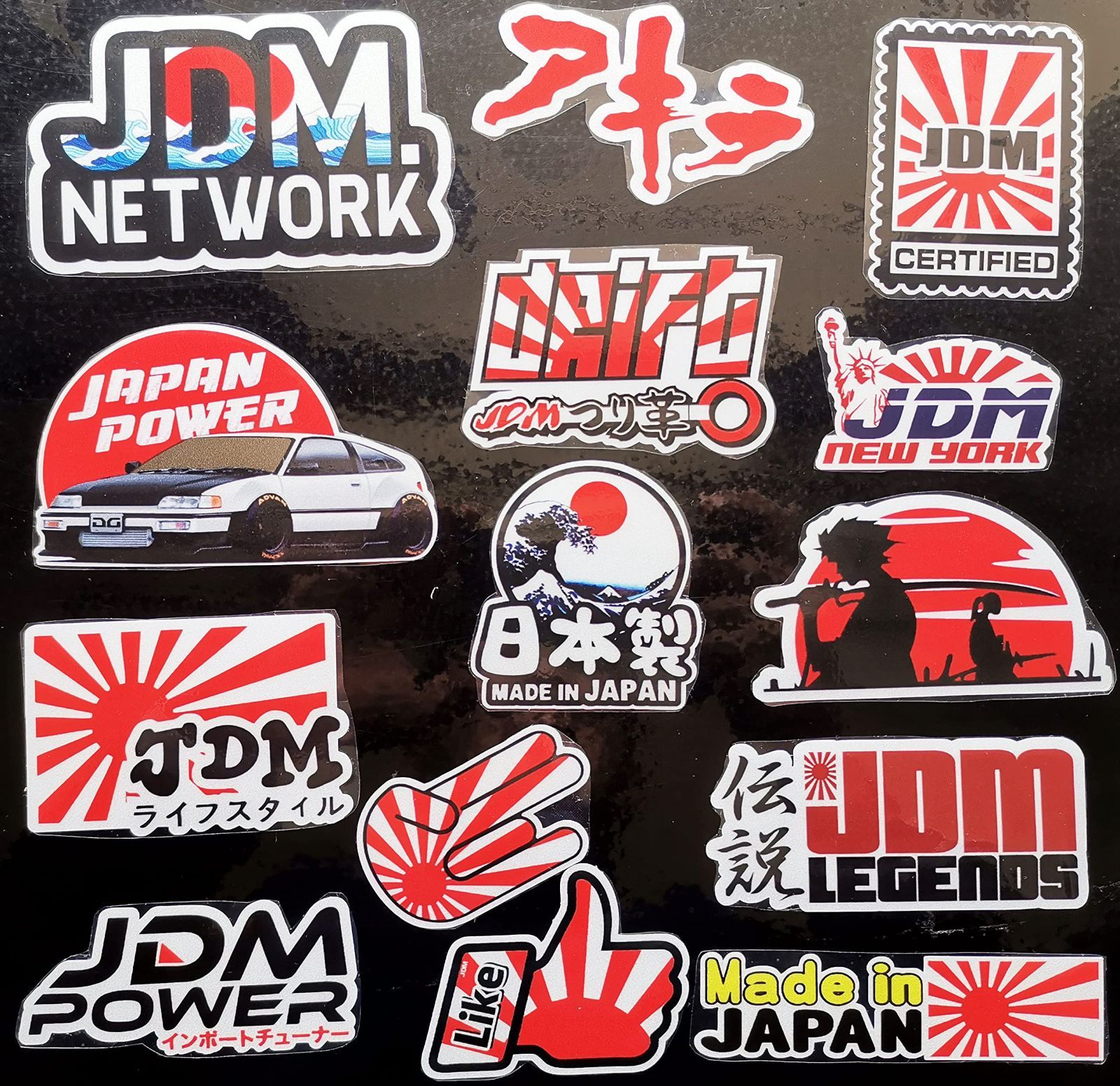 jdm セール ステッカー セット