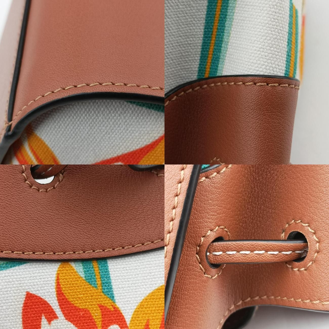 ロエベLoeweハンモック ブラウン×マルチ