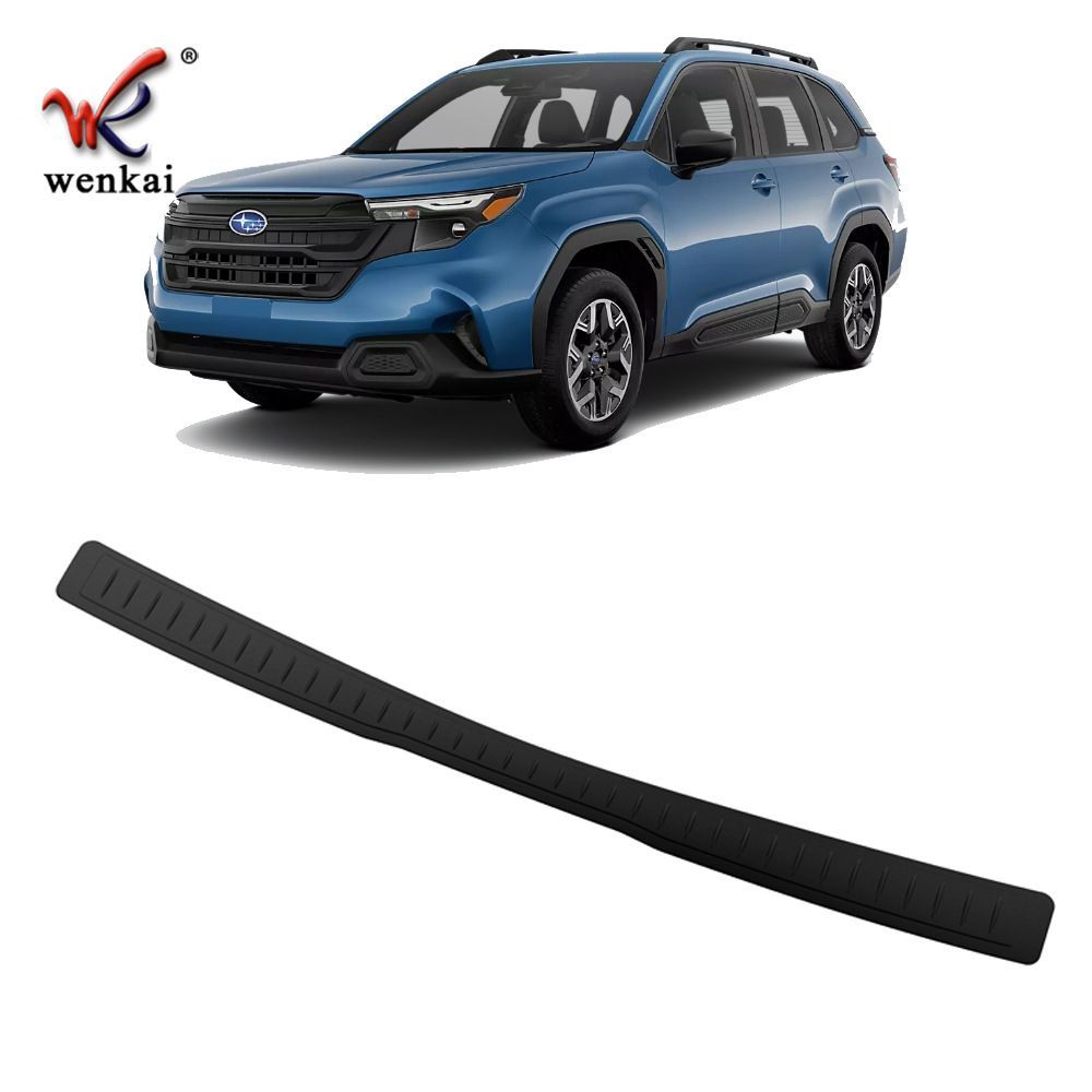 スバル 25年式 フォレスター 後バンパー 外付けガードプレート 304ステンレス製 1ピースセット