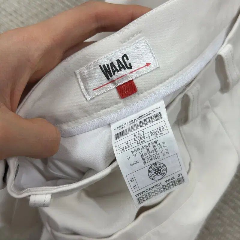 新品未使用　WAAC ワックゴルフ　ホワイト スカート レディース　Mサイズ WAAC(ワック) レディース｜中古ゴルフウェア通販サイトSTST