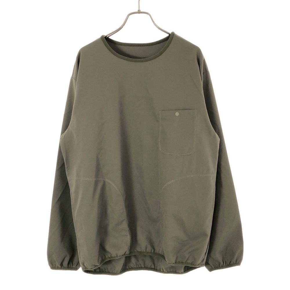 バーラップアウトフィッター 長袖 ジャケット MEDIUM カーキ BURLAP OUTFITTER プルオーバー メンズ 古着 【240330】