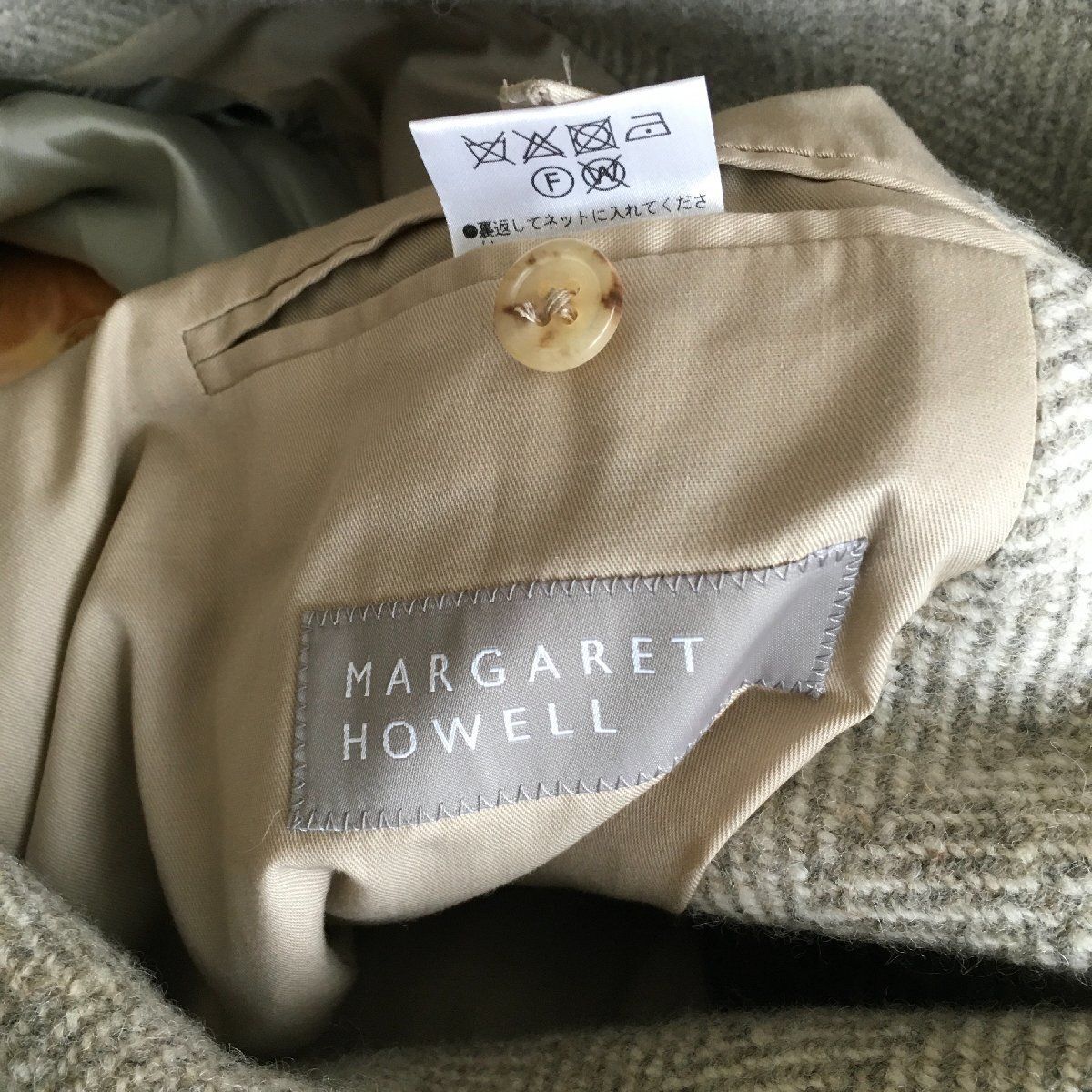 美品 MARGARET HOWELLマーガレットハウエル ツイード ロング