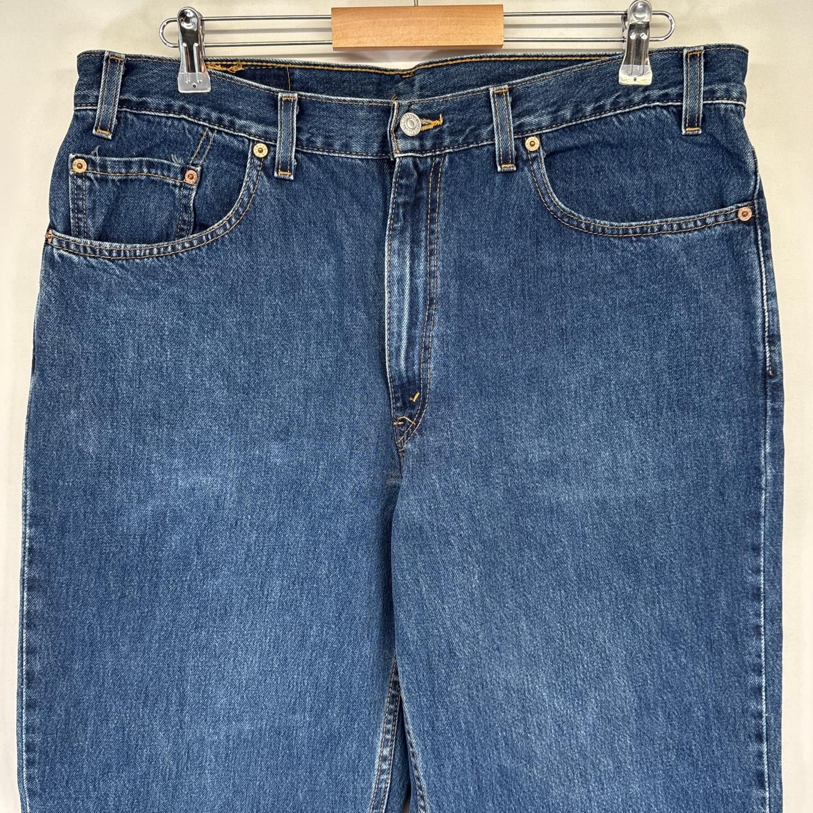 古着 リーバイス Levi s デニムパンツ 550 テーパード ジーンズ ジーパン 長ズボン 大きいサイズ w 38 L 30 ブルー メンズ