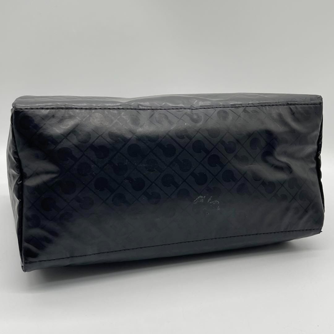 良品】GHERARDINI ゲラルディーニ ソフティ ハンドバッグ 黒色