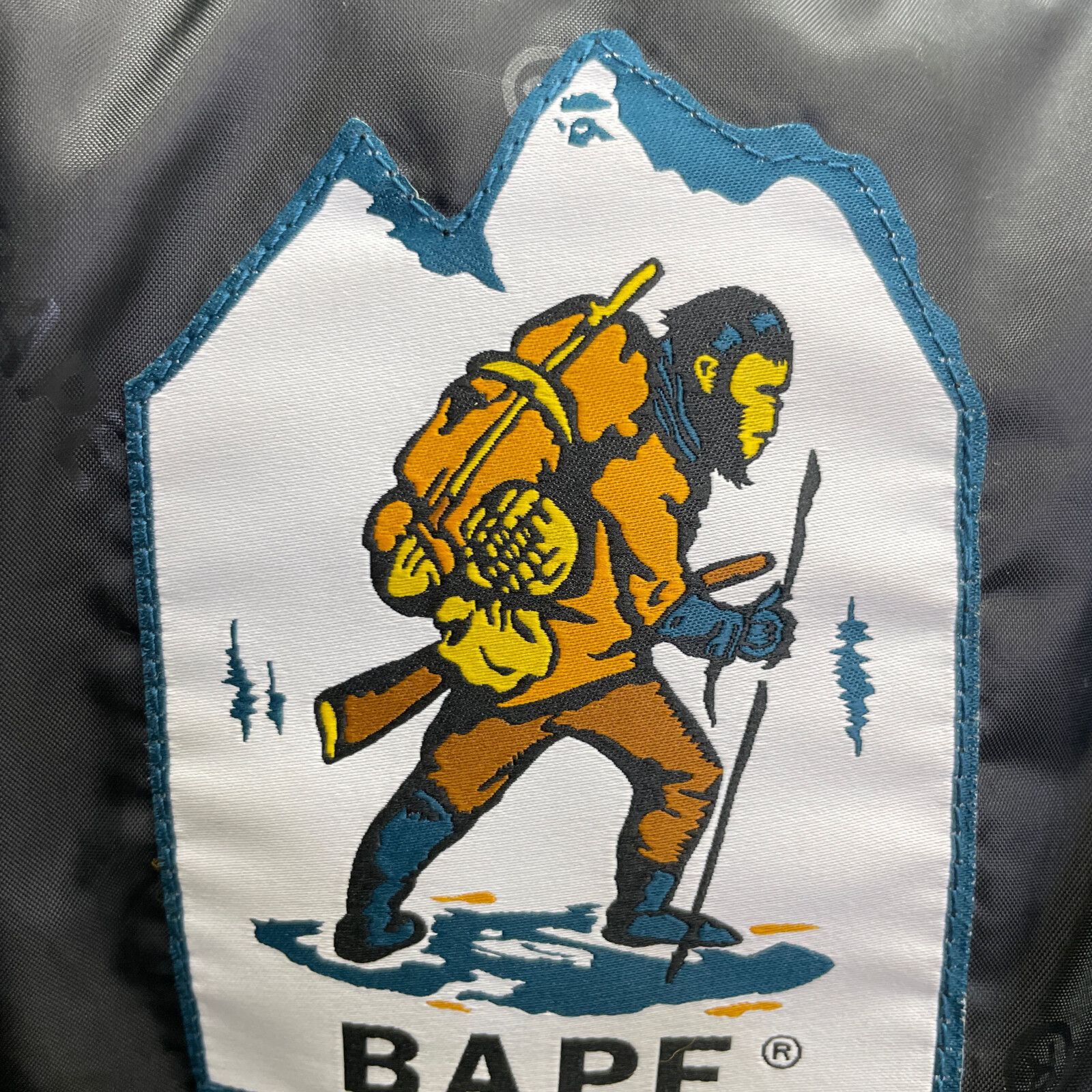 A BATHING APE アベイシングエイプ BAPE X NANGA ﾋﾉｯｸﾀﾞｳﾝｼﾞｬｹｯﾄ