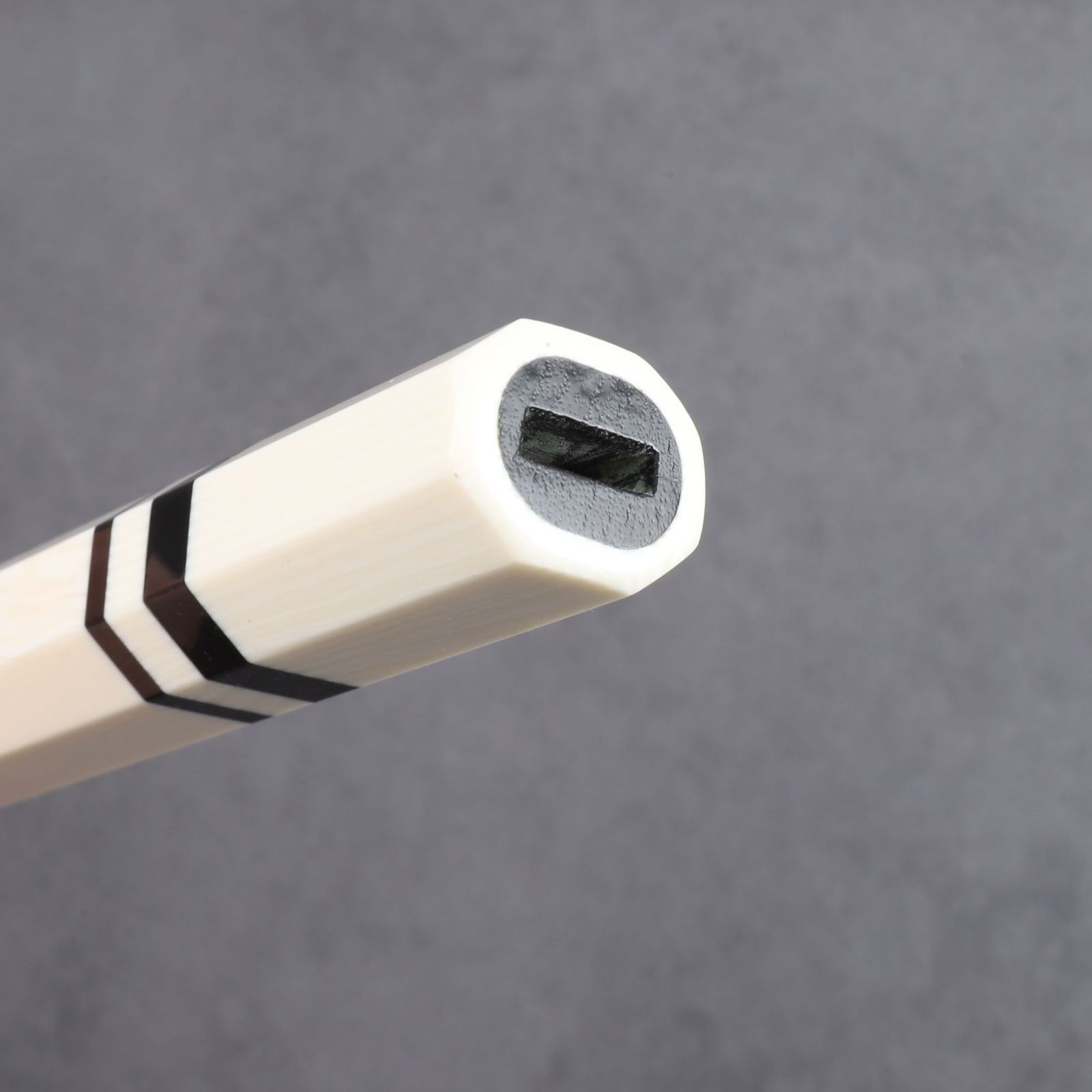 先丸柳刃　本焼　八角柄　人工象牙 包丁の柄（約140mm）9寸（270mm）用八角柄 柳刃 先丸 蛸引 切付 手作り