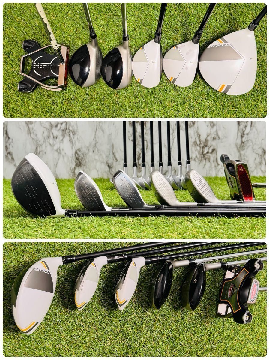 【バッグ新品】テーラーメイド RBZ ステージ2 メンズゴルフセット 14本 S バッグ新品】テーラーメイド RBZ ステージ2 メンズゴルフセット