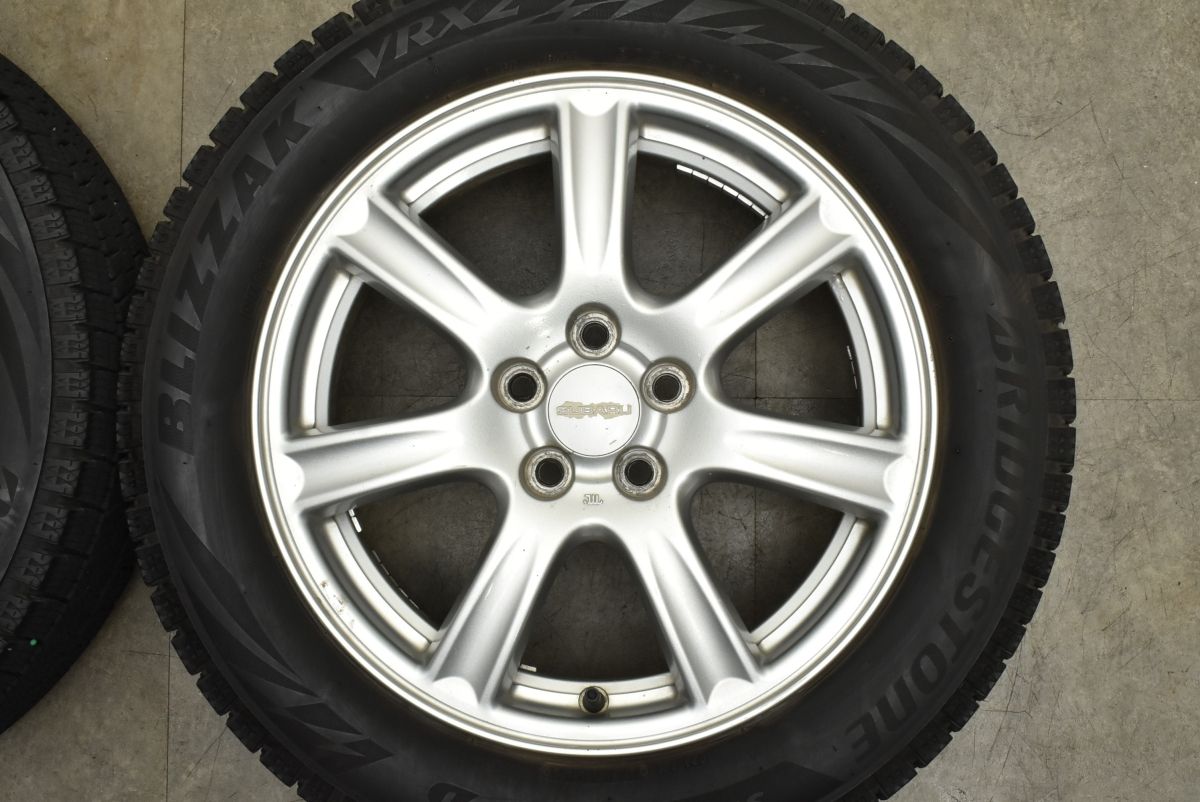 品 スバル BP5 BL5 レガシィ 純正 16in 6.5J 55 PCD100 ブリヂストン ブリザックVRX2 205 55R16 インプレッサ BRZ FFCRYSTALESIA_COM