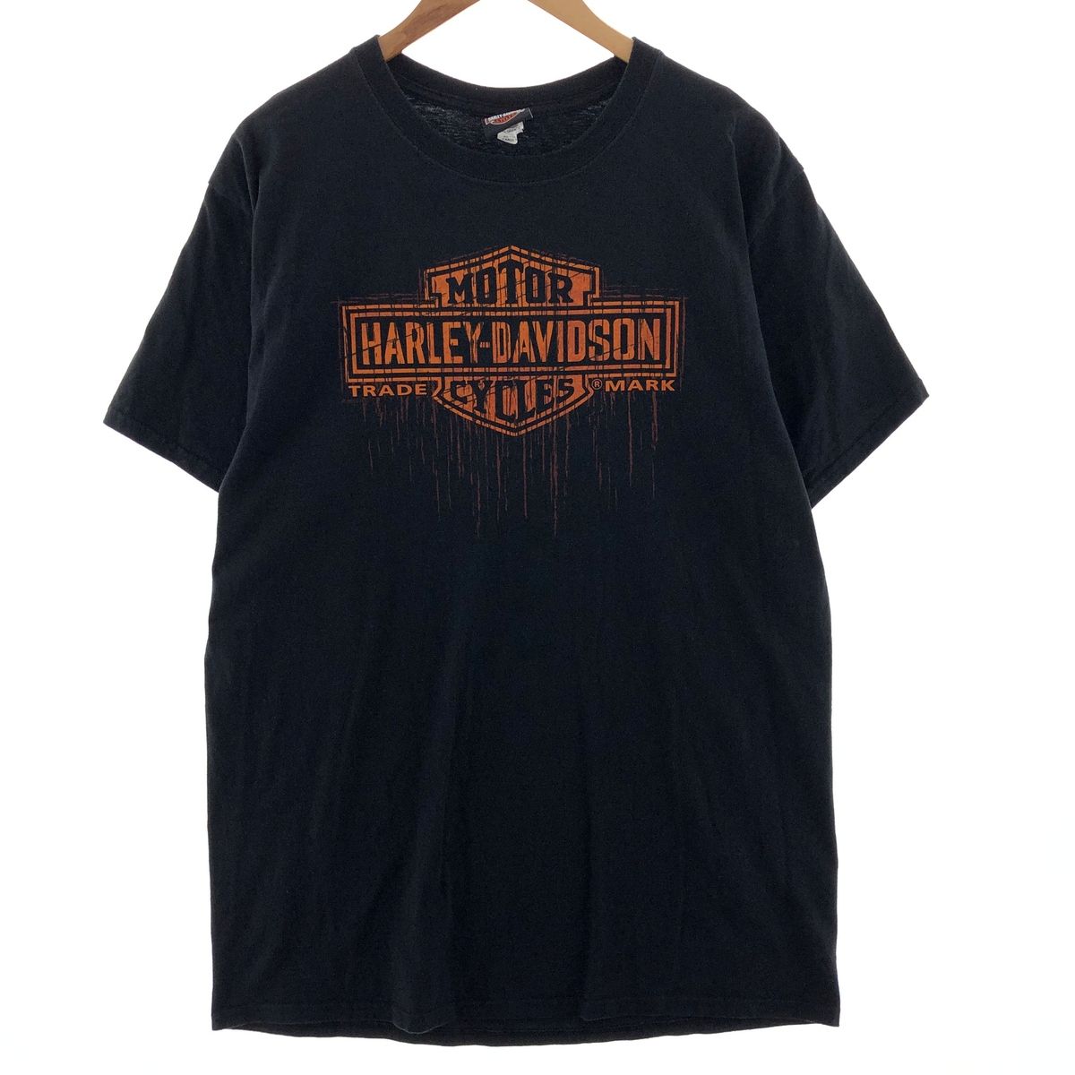 古着 ハーレーダビッドソン Harley-Davidson HANES ヘインズ 両面プリント モーターサイクル バイクTシャツ メンズL /eaa382743/eaa382743