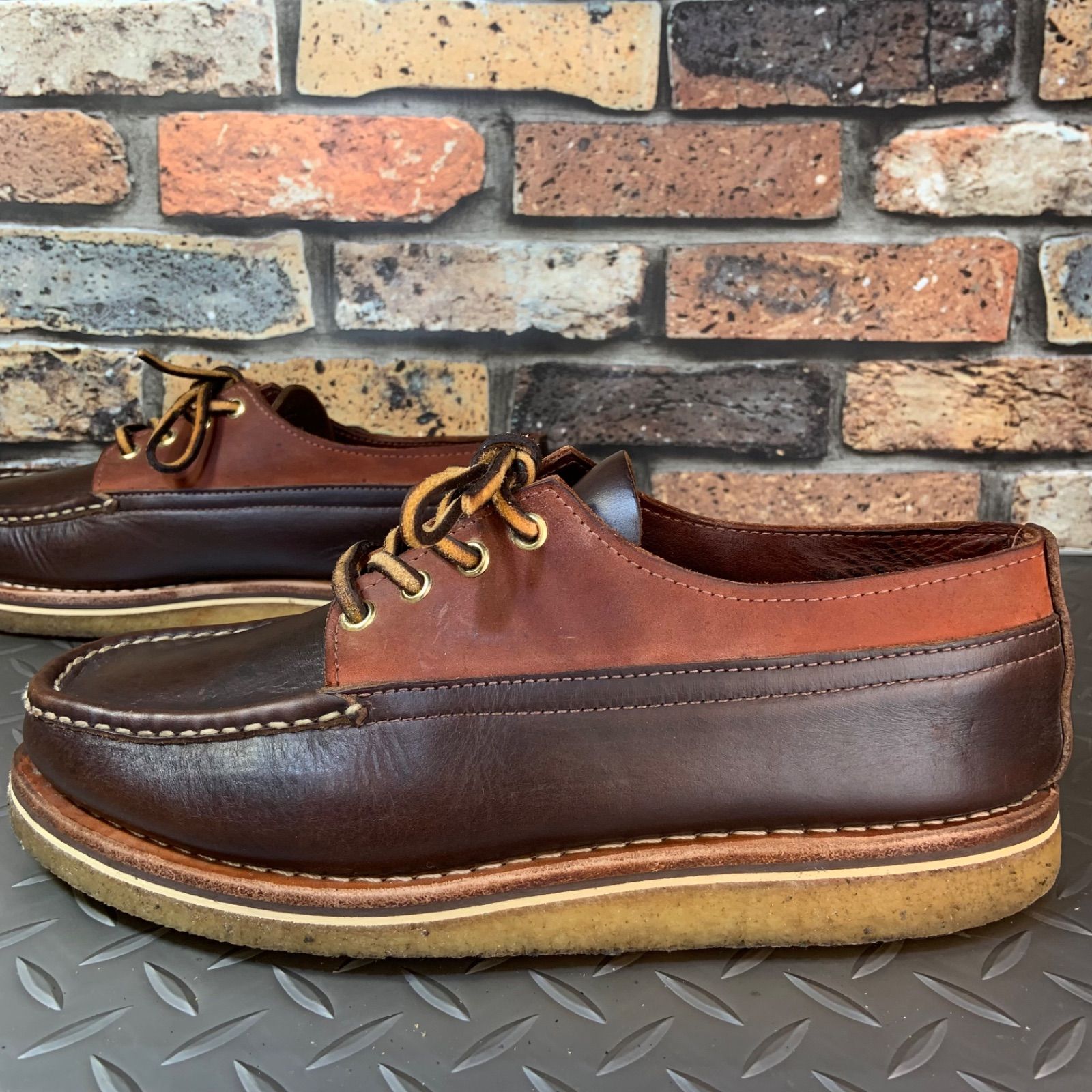☆ラッセルモカシン Fishing Oxford US8.5E 26.5cm (25B7-RUSS