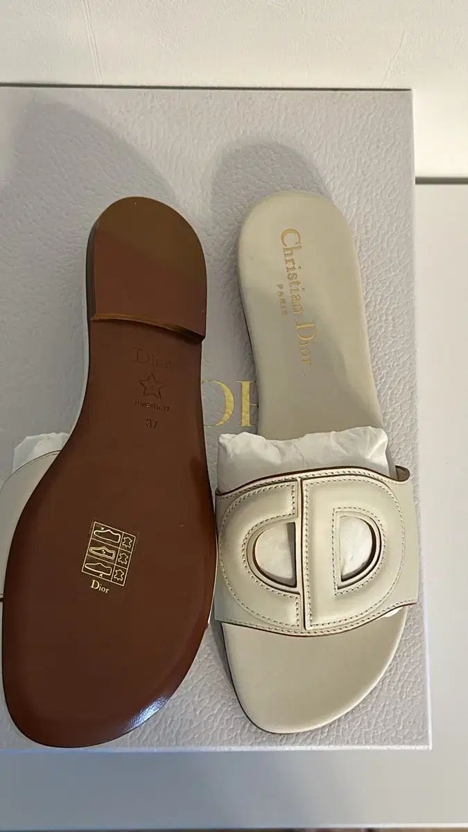 新品 DIOR(ディオール) 正規品 D クラブ ミュール サンダル 37