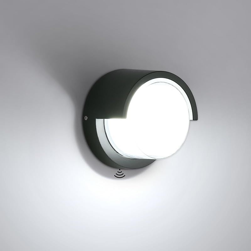 Lightess LED 玄関ライト ポーチライト ブラケットライト 光感センサーライト 人感センサー 屋外 密閉型 防雨型 照明器具 ウォールランプ 外灯 門柱灯 玄関照明 防犯ライト 廊下灯 ガーデンライ
