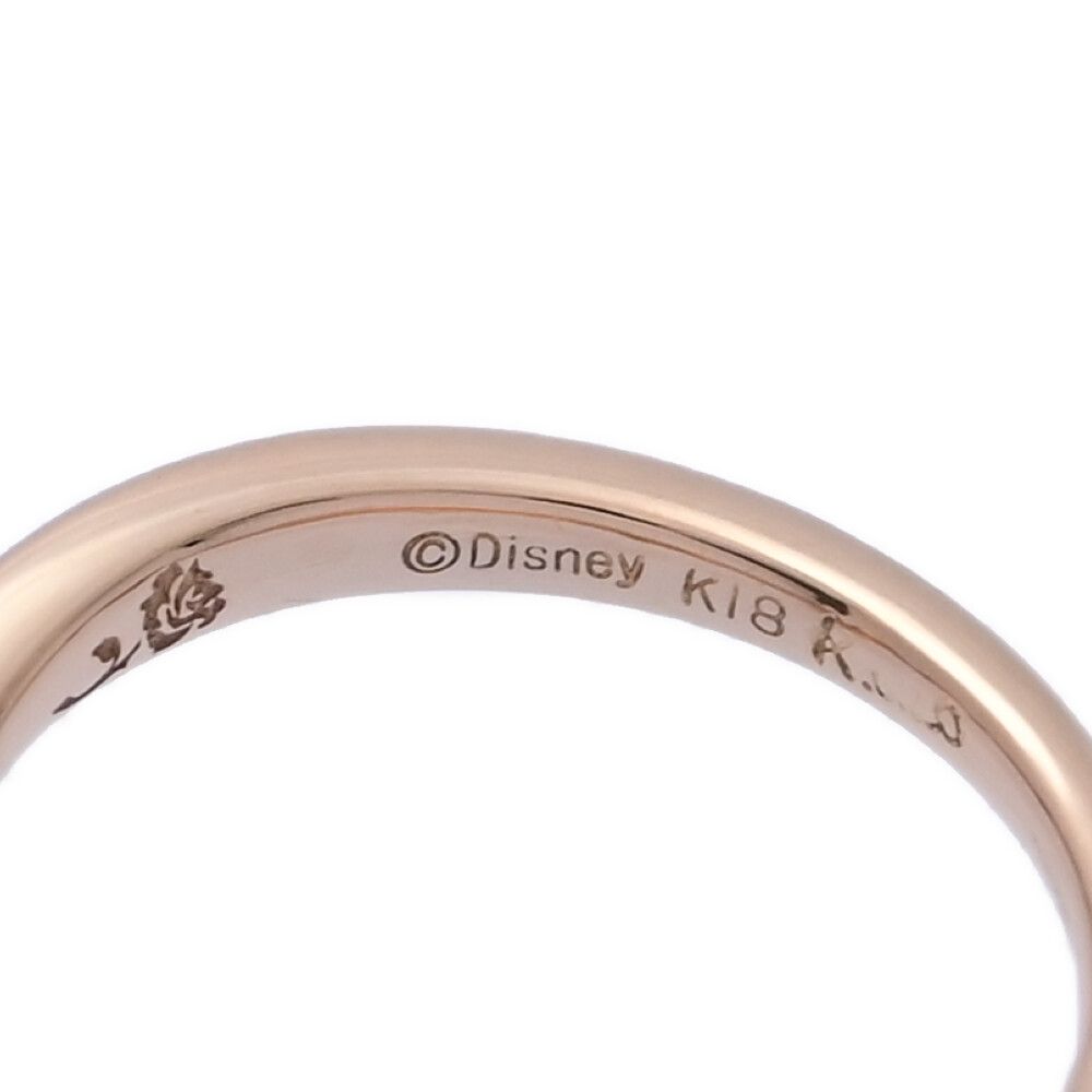 美女と野獣･ダイヤモンドリング･指輪|K18PG|750-2.2g|7号|