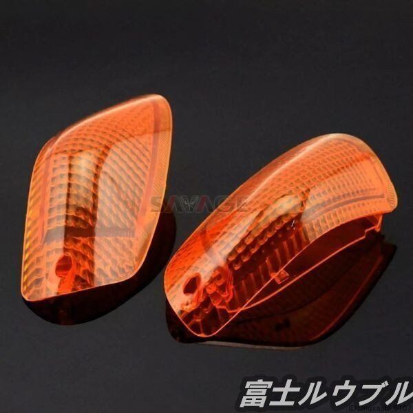 特別4点セット KAWASAKI ZZR1100 CD 点滅 LED バイク ライトカバー ZX11 1990