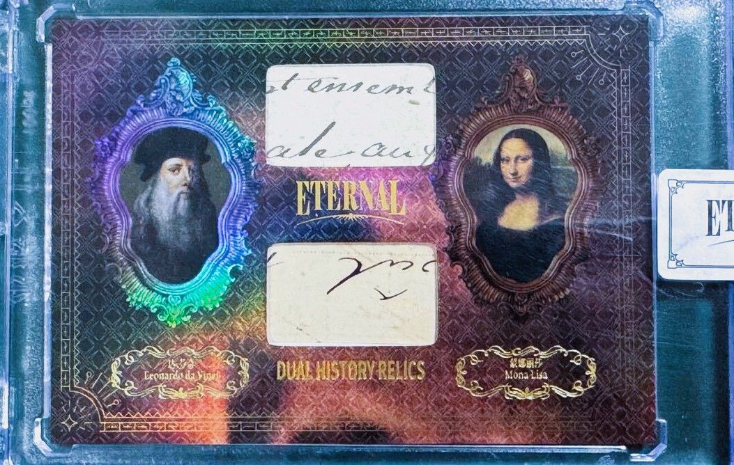 Eternal Cuts レオナルド・ダ・ヴィンチ モナリザ 歴史レリックカード Eternal Cuts レオナルド・ダ・ヴィンチ モナリザ 歴史レリック