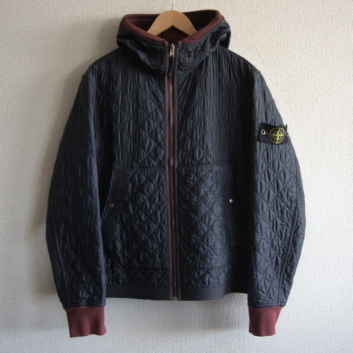 美品】STONE ISLAND【2010AW / REVERSIBLE QUILTING JACKET】M