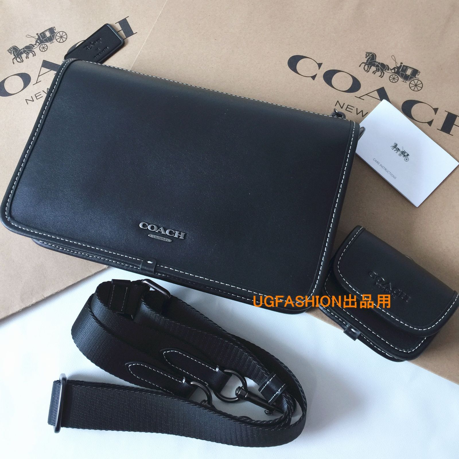 ＜コーチバッグ＞COACH/コーチバッグ ショルダーバッグ CM030 ミッキー コーチ×ディズニー 限定コラボ クロスボディー レディースバッグ 斜めがけバッグ アウトレット品 紙袋付属　新品未使用