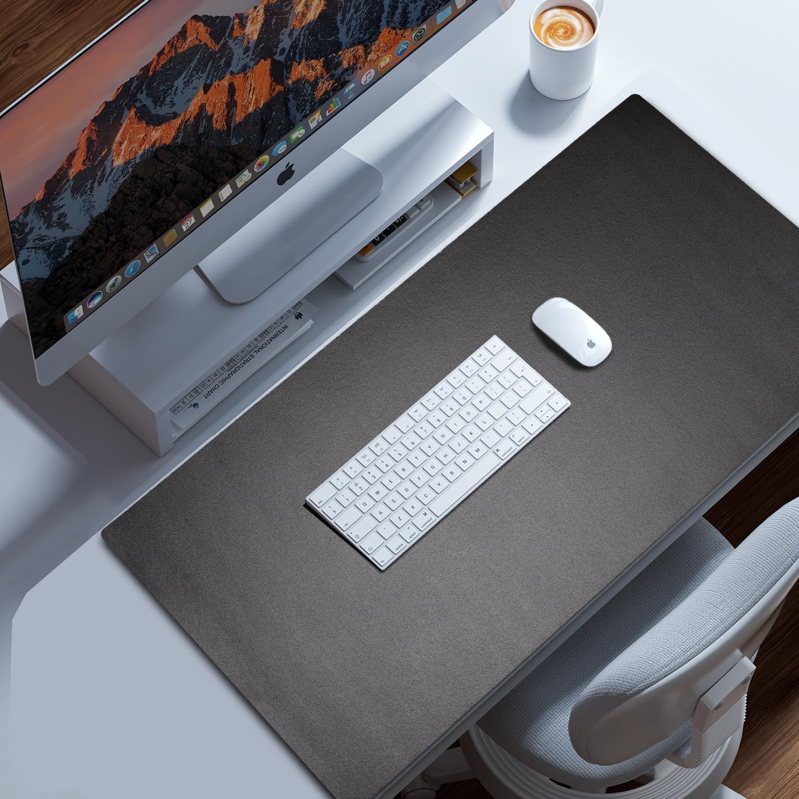 数量限定】キーボードマット オフィス及び自宅用 滑り止めデスク