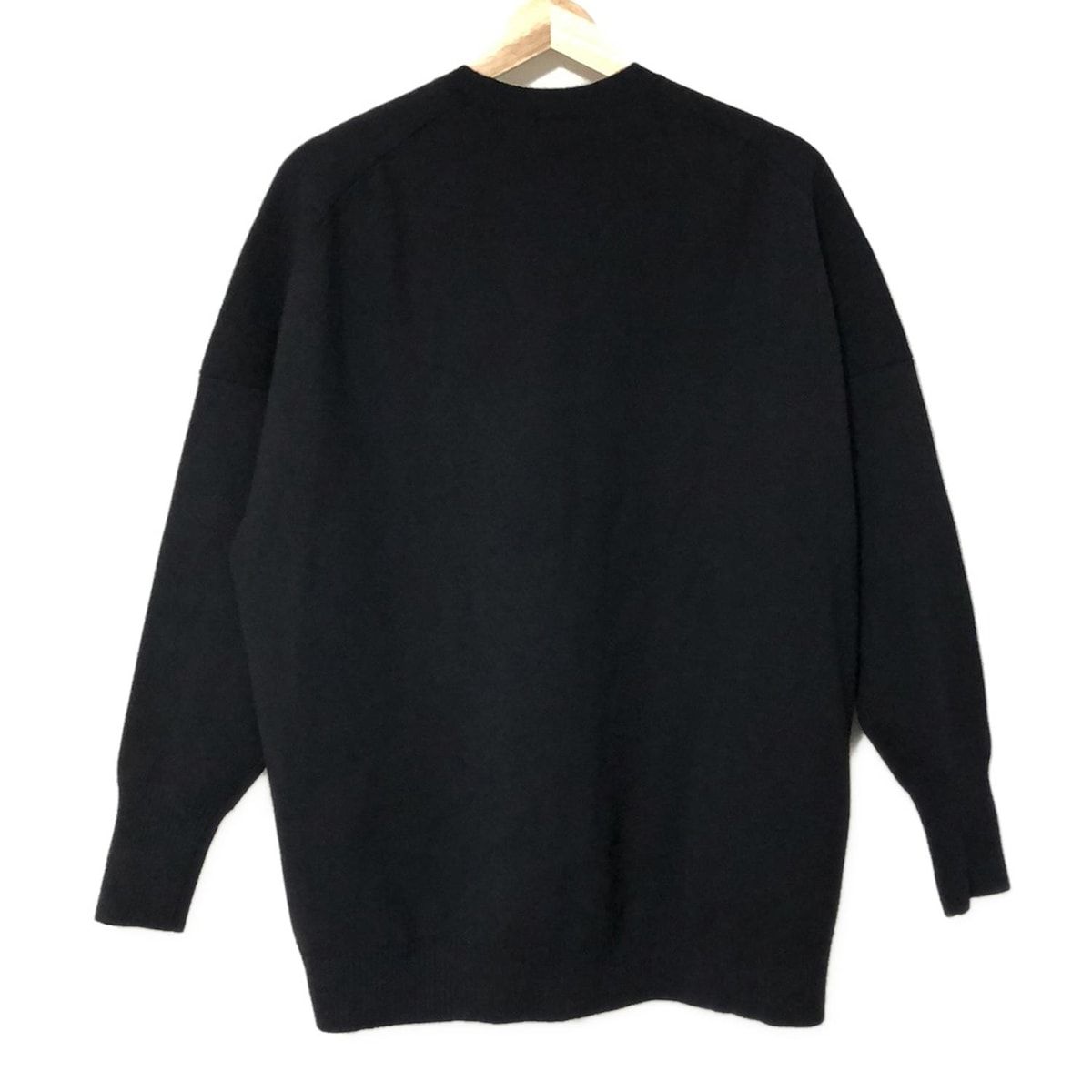 CINOH チノ 長袖セーター サイズF レディース - 黒 クルーネック