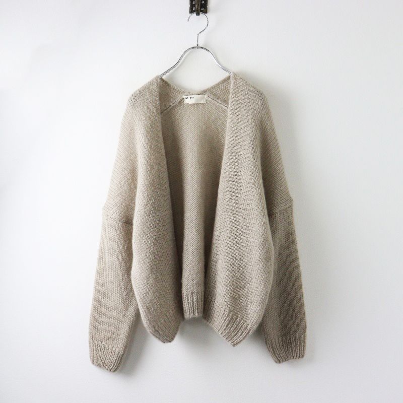 トップス evameva mohairsilk cardigan 2024AW evameva mohairsilk cardigan 2024AW evam トップスevameva