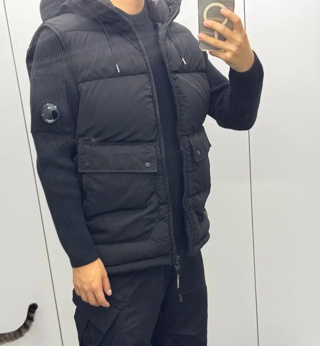 cp カンパニー ダウンベスト L サイズ