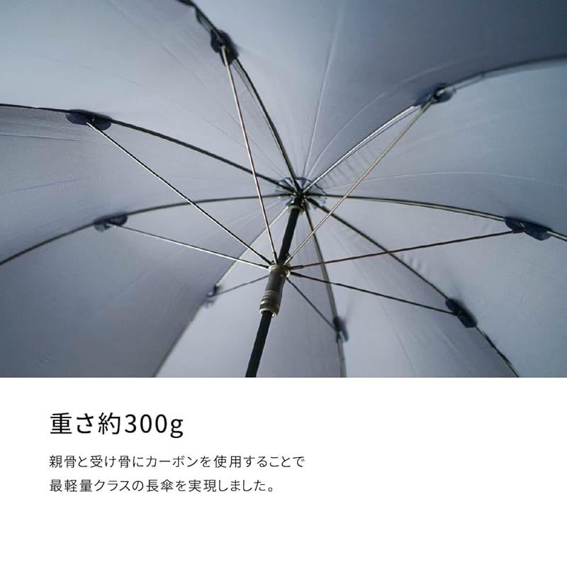 小宮商店 傘 メンズ 長傘 超軽量カーボン 大きい 大判70cm 無地 手開き テフロン加工 重さ約300ｇ 紳士用 大判70 ネイビー 0 NEXPOTALLINN_EU