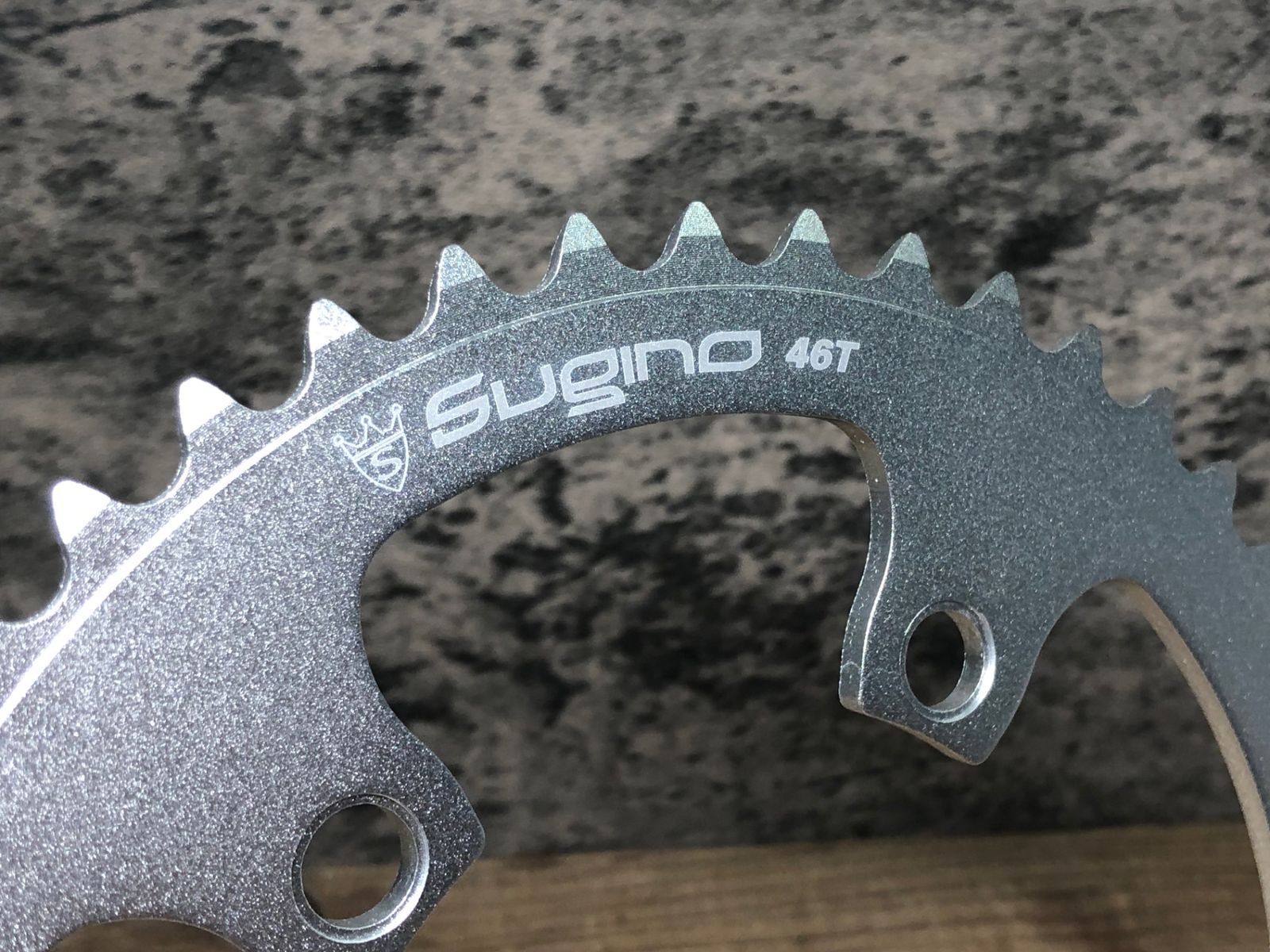 JK353 スギノ SUGINO 110J 7 8 アウターチェーンリング 46T BRIGHTFACE_UK