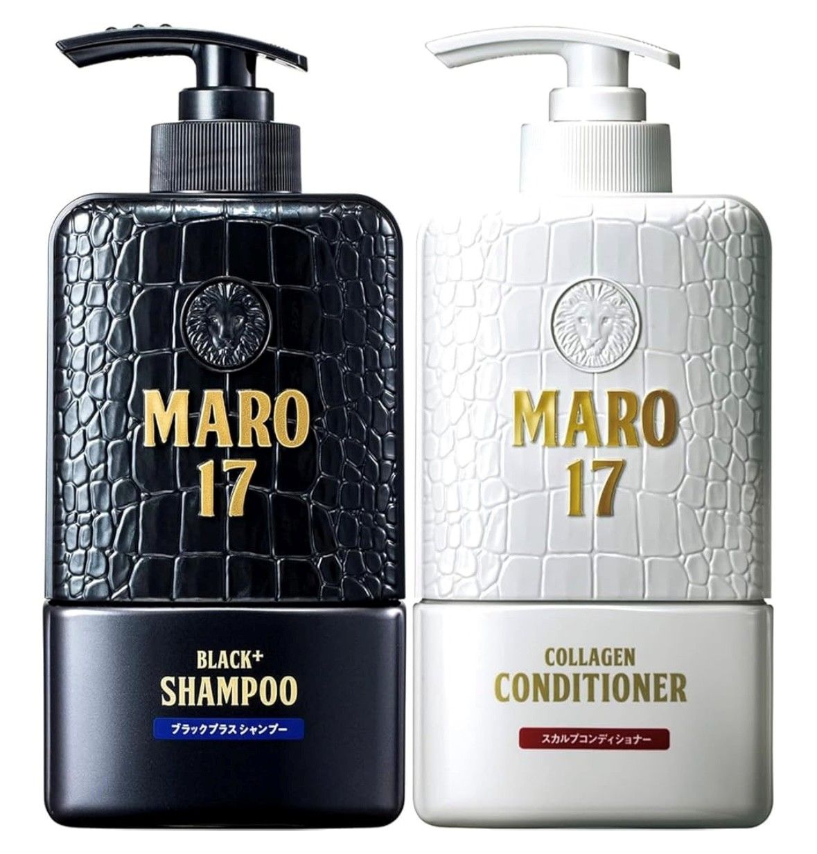 セット MARO17 ブラックプラス シャンプー 黒髪ケア 本体1本(350ml)＋