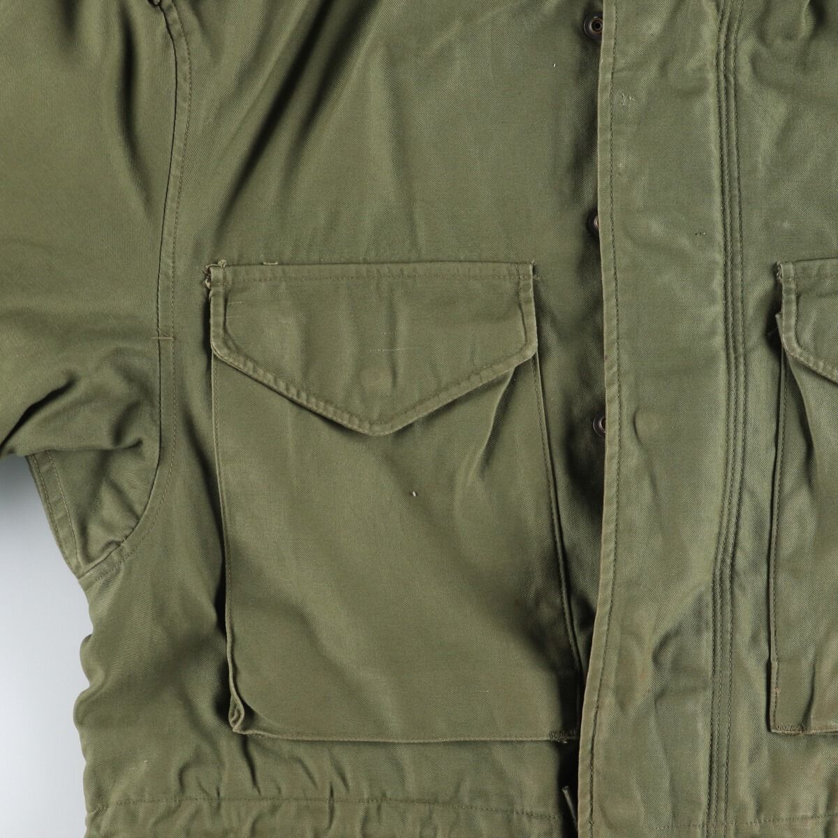 古着 50~60年代 米軍実品 M-51 ミリタリー フィールドジャケット USA製 SHORT SMALL メンズS相当 ヴィンテージ/evb007125 M-51 米軍実品 ミリタリー アメリカ軍 カーキ │ヴィテージ