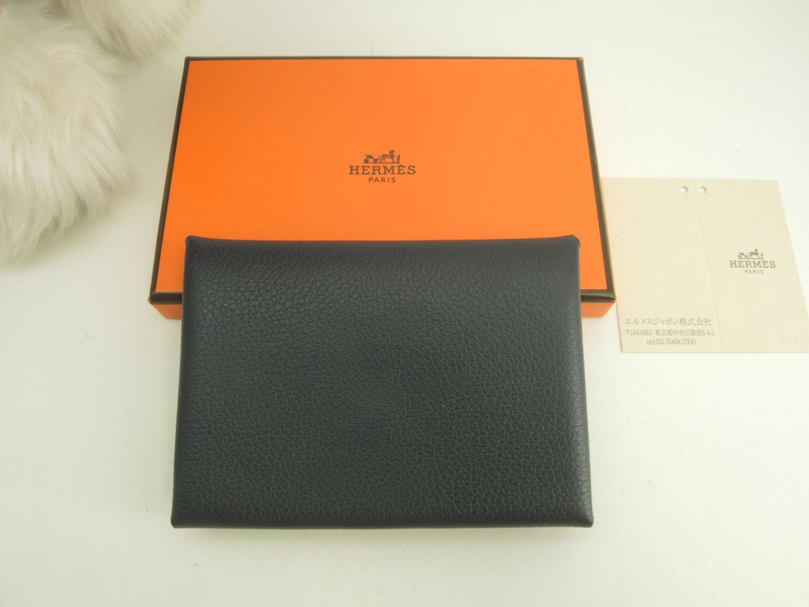 エルメス カルヴィデュオ ヴォーエヴァーカラー ブルー