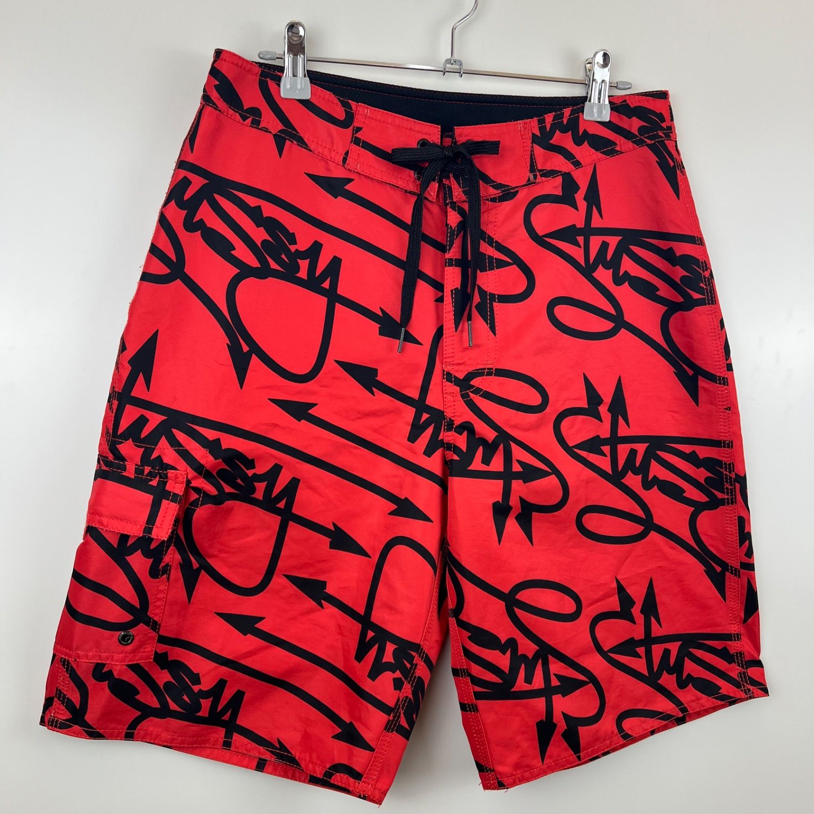 【新品未使用】STUSSY 水着 futura アトミックサークル 30インチ stussy 00s Futura board shorts 30 old archive ステューシー