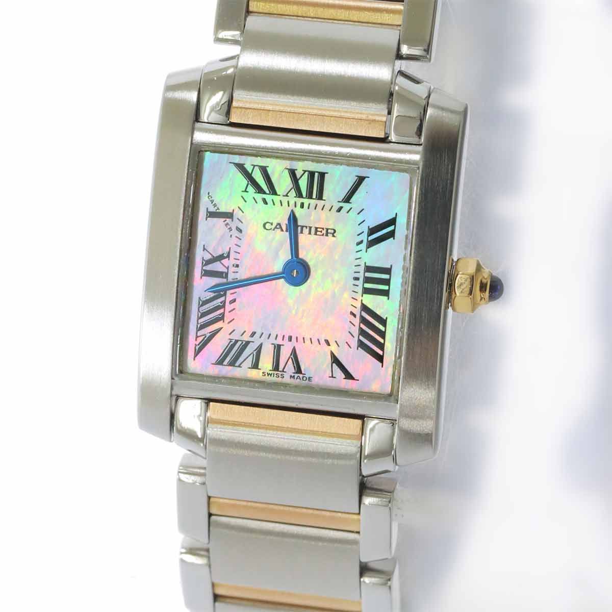 カルティエ Cartier タンクフランセーズSM コンビ W51027Q4 レディース  