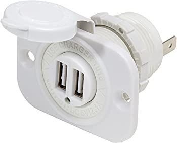 Blue Sea Systems 1016200 12V Dc Dual Usb Charger Socket White