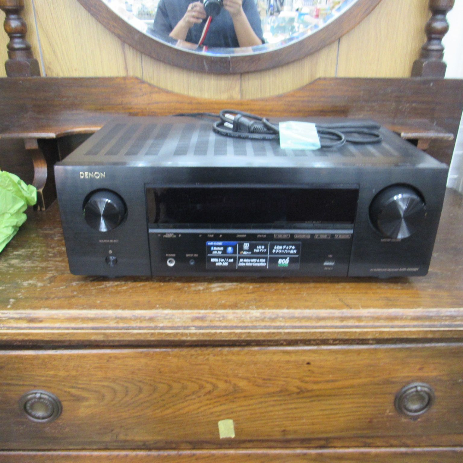 DENON アンプ AVR-X550BT AVレシーバー 5.2ch Dolby TrueHD/DTS