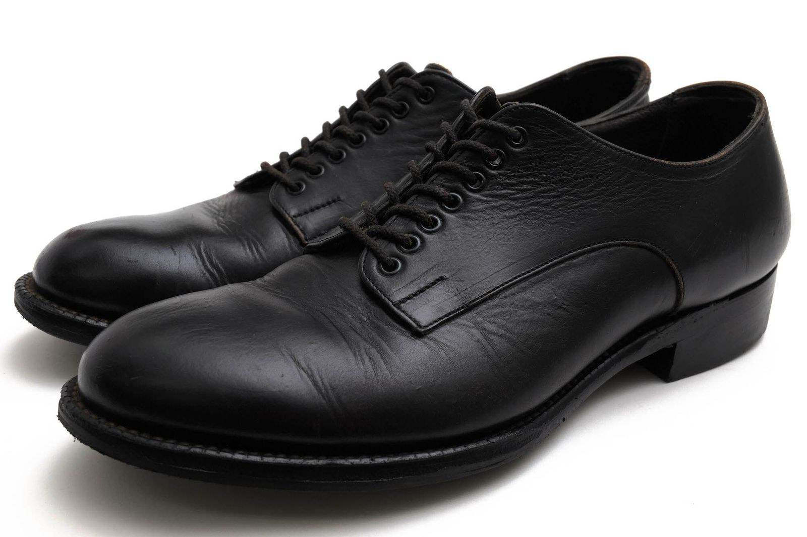 フットザコーチャー／foot the coacher シューズ ビジネスシューズ 靴 ビジネス メンズ 男性 男性用 レザー 革 本革 ブラック 黒  FTC1234020 SERVICEMAN SHOES CAT'S PAW HEEL サービスシューズ プレ