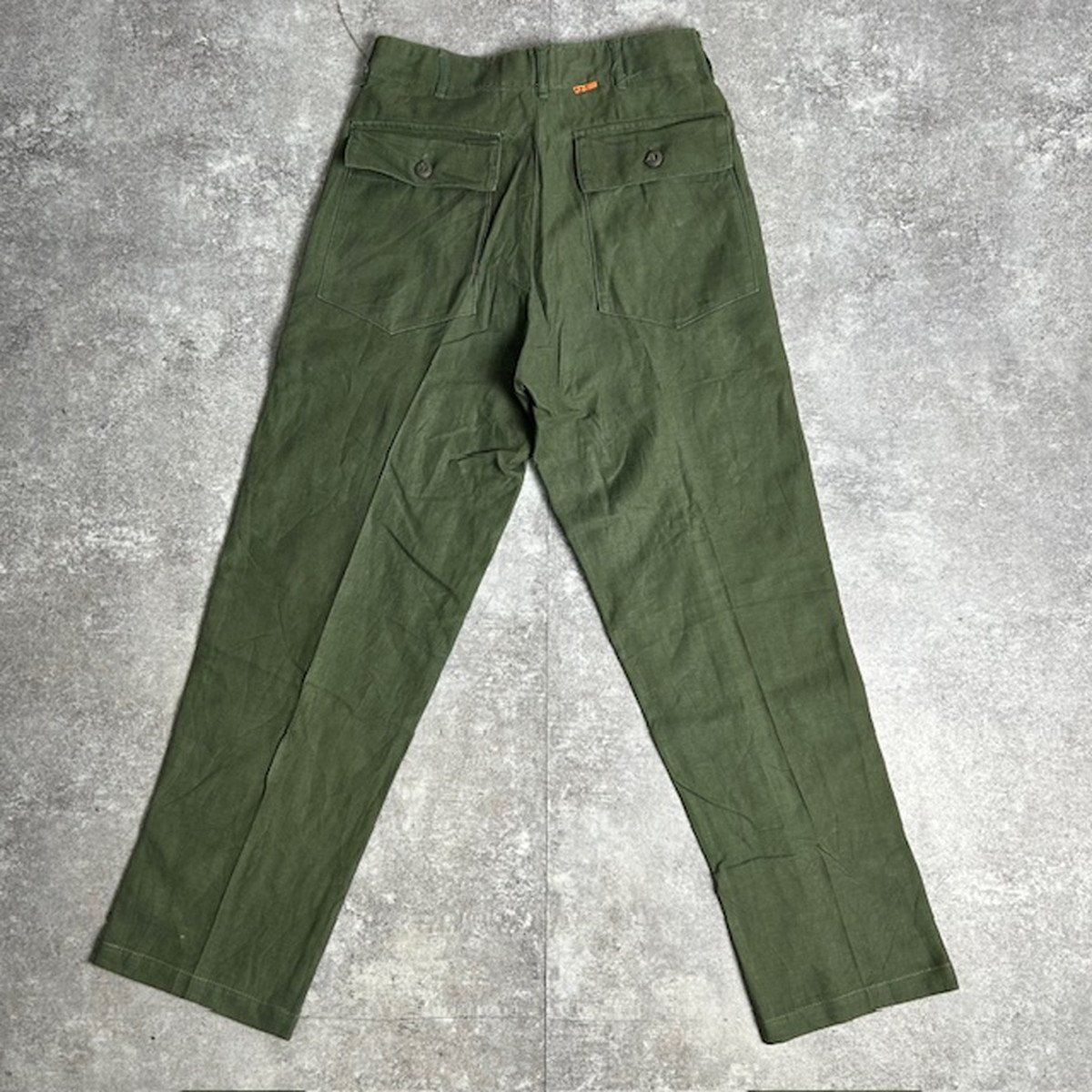70s U.S.ARMY BAKER PANTS ベイカーパンツ OG-107 コットン