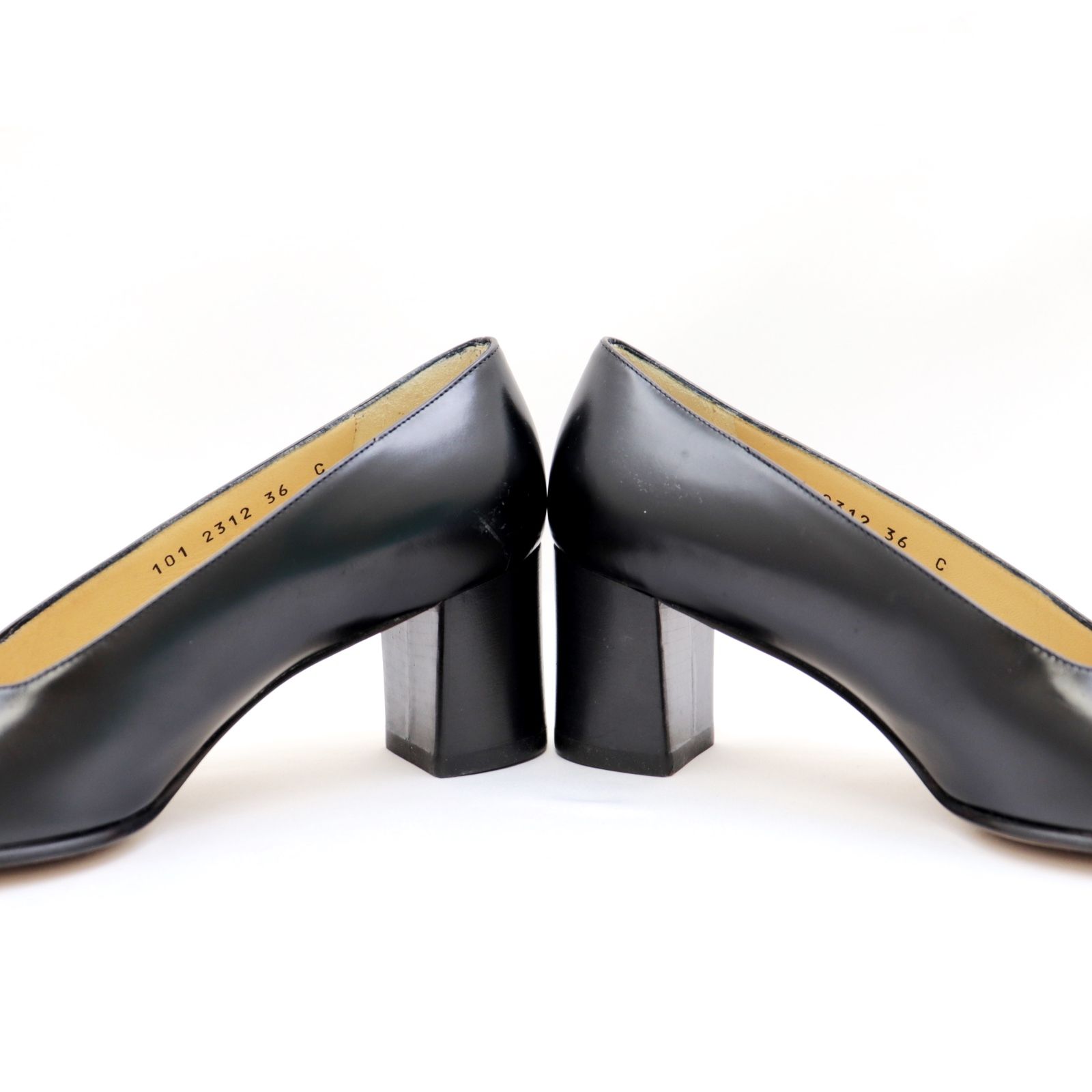 GUCCI グッチ　36C ホースビットパンプス　黒 鑑定済み】GUCCI グッチ ホースビットパンプス36 1/2C ブラック