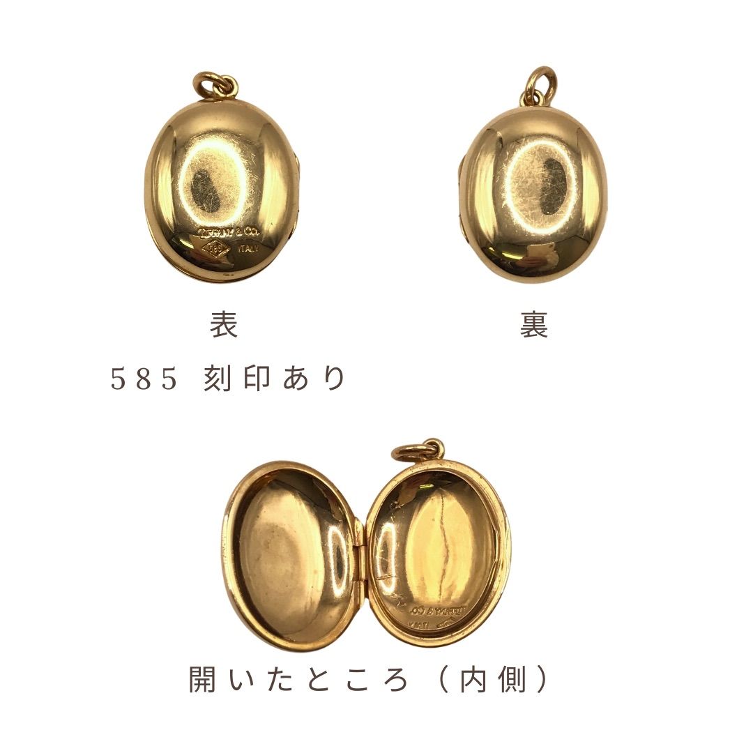 大・鏡面】K18YG WG マルチバチカン パーツ ロック付き 18K 18金 K18YG