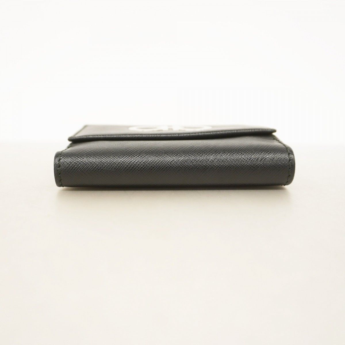 5mb1361-h サルヴァトーレフェラガモ 財布 ガンチーニ レザー ブラック シルバー金具 レディース