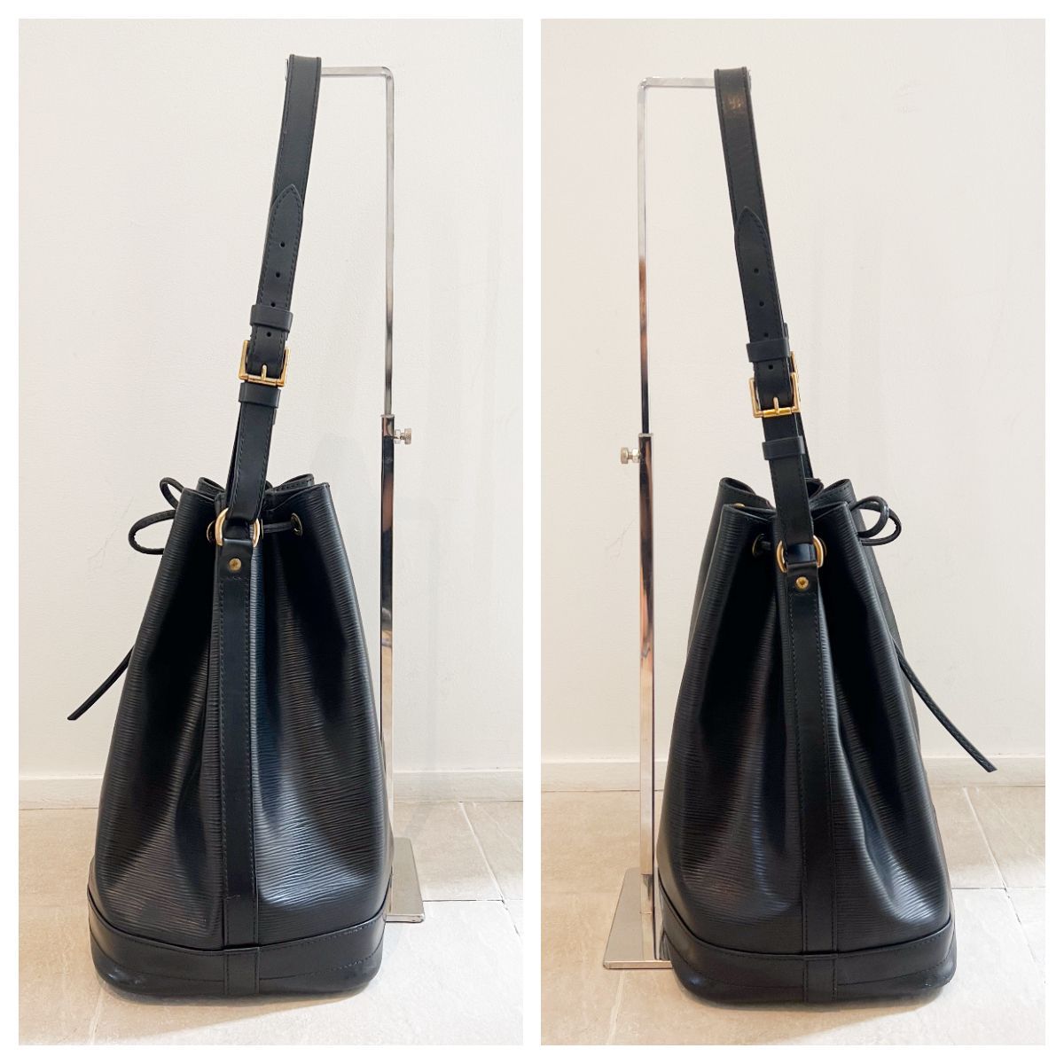 LOUISVUITTON ルイヴィトン エピ ノエ 巾着 ショルダーバッグ ノワール