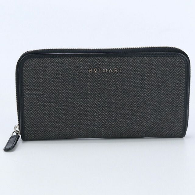 ブルガリ BVLGARI 長財布ラウンドファスナー メンズ 32587