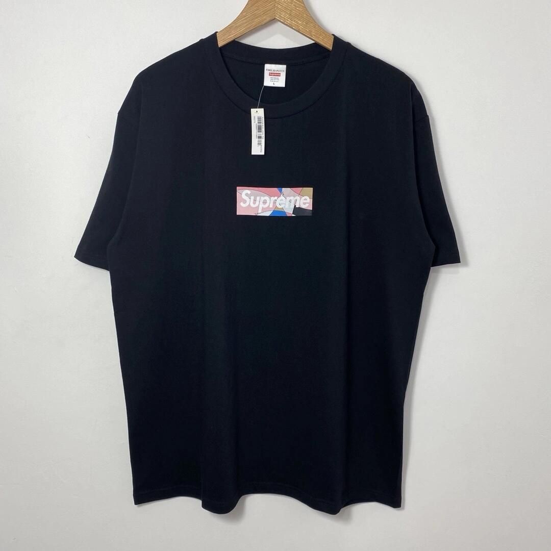 ⭐極美品⭐Supreme Emilio Pucci BOX LOGO TEE 黒 - メルカリ