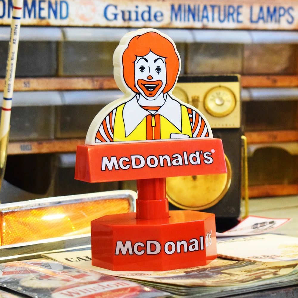 98's McDonald's ドナルド ロータリーサインライト / Ronald