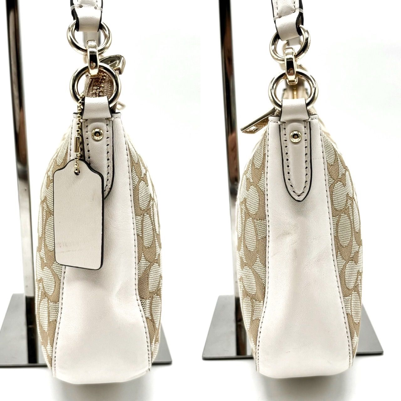【美品】コーチ　2way ショルダーバッグ　トート　馬車金具　チャーム　レザー ✨良品✨ COACH コーチ 2way ショルダーバッグ トートバッグ