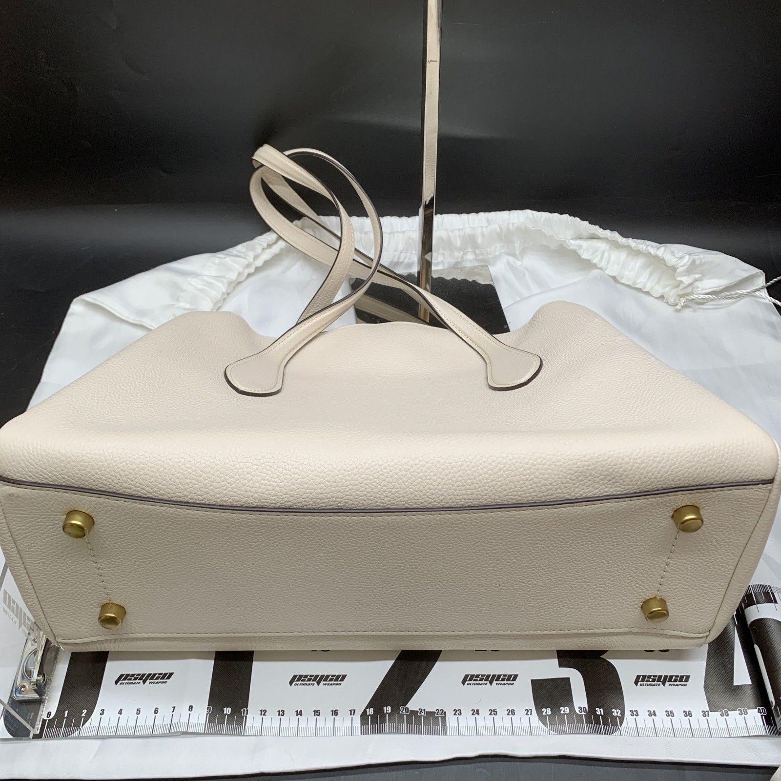 未使用保管品 コーチ COACH ターンロック レザー トートバッグ