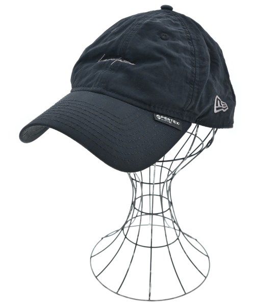 yohji yamamoto POUR HOMME キャップ 黒(総柄) 2001425F0097 yohji yamamoto - pour homme × NEW ERA 5950 YY SR PRINT