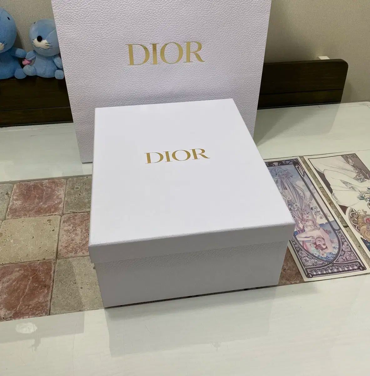 Dior(ディオール) 靴 箱 ( 25 5x32 5x13 )+ダストバッグ+インナー